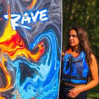 Tidal Rave ACRYLIC Inflatable Paddle Board 10’ 6